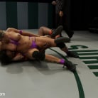Rain DeGrey in 'Blond battles stronger black girl The only non-scripted competitive sex wrestling in the world'