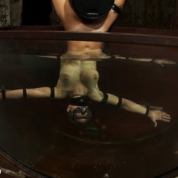 Underwater Inverted Sybian Helpless big tittied blonde suffers mindblowing orgasms