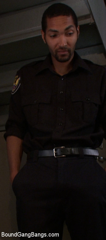 French Hottie gets pounded by 5 prison guards