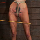 Rene Phoenix in 'Tiny sexy blond suffers heavy weighted nipple clamps and a crotch burner that keeps her on her toes!'