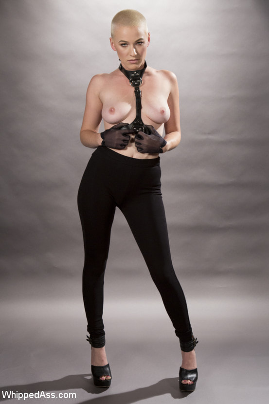 Pervy Photographer: Hot babe bound, spanked, and anally strap-on fucked!