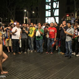 Spanish Hottie Naked and Fucked in Public
