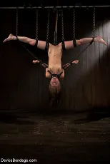 Sensi Pearl - Destructive orgasms - this Little Brunette is made to cum in stressful bondage | Picture (8)