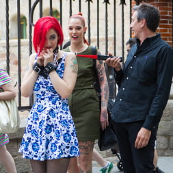 Petite Natural Whore Shamed in Public and Gang Fucked in Rope Bondage!