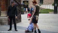 Silvia Rubi - Petite Natural Whore Shamed in Public and Gang Fucked in Rope Bondage! | Picture (1)