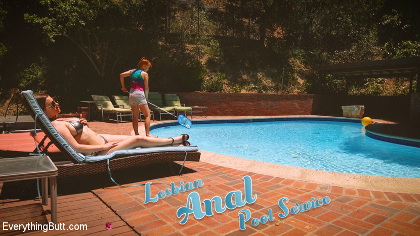 Lesbian Anal Pool Service: Sovereign Syre Trains Penny Pax's Ass