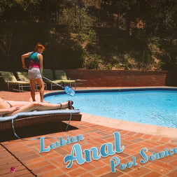 Lesbian Anal Pool Service: Sovereign Syre Trains Penny Pax's Ass