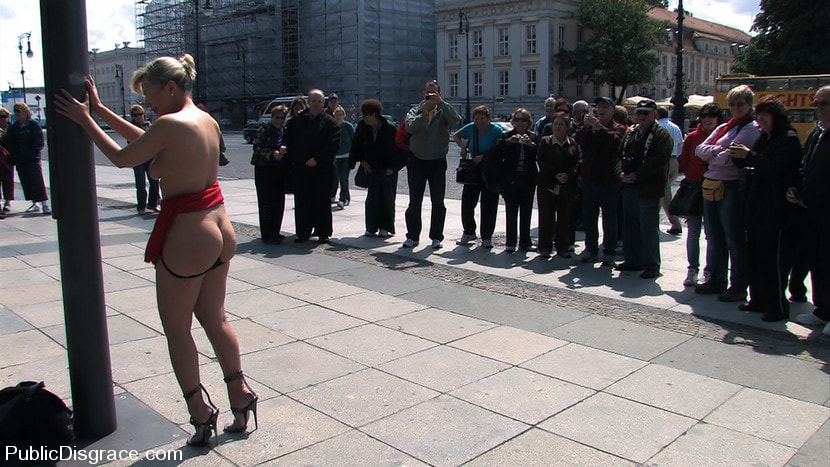 Kitty - laughed at and fucked in public