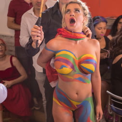 Busty Blonde Sienna Day Disgraced Fully Nude on Dirty Public Streets