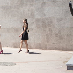 Petite Whore Molly Saint Rose Fucked and Humiliated in Public Plaza!!