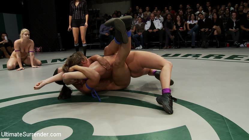 Brutal non-scripted Tag Team Action 2 teams battle to see who are the toughest bitches on the mat